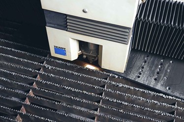 Laser Cutting Steel 1