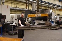 Flange production