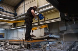 Flange is made ready in production