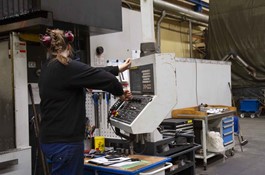 Anna Krogshave Dahlgren produces templates for wind turbines