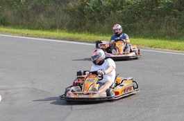 The employee event at the Gokart track in Vandel
