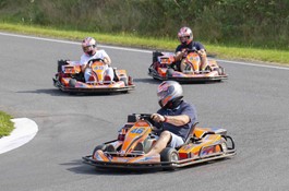 The staff event at the Gokart track in Vandel