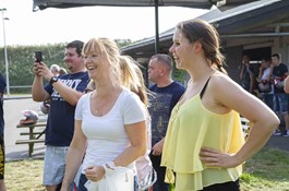 Employee race with a smile