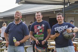 A happy day at the go-kart track