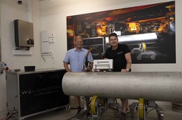 Automated welding machine in Weldingdroid