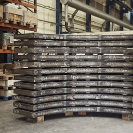 Steel flanges take up a lot of space in the warehouse at BSB Industry