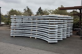 High delivery reliability on steel flanges