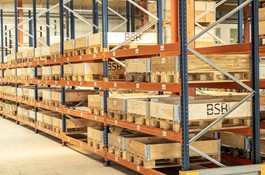 The warehouse in the BSB Industry Supply Center is in order
